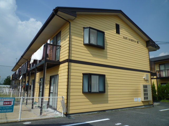 倉敷市茶屋町のアパートの外観