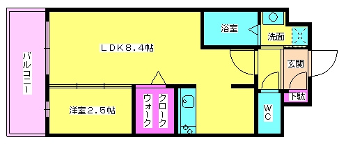 【間取り】 | リアンレガーロ井尻ステーションⅡ