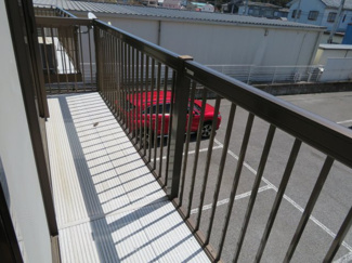 【バルコニー】 | 堀ハイツ２ | 南面バルコニー