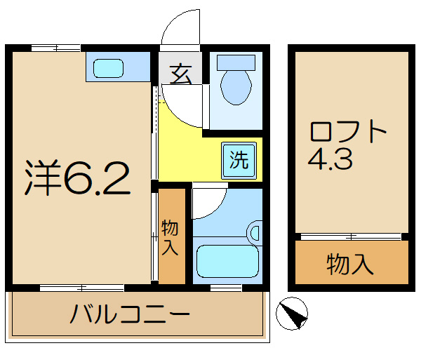 【間取り】 | 第一ＹＭハイツ