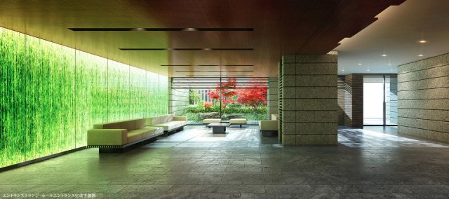 ライオンズ西鉄久留米駅前のエントランス