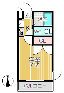 【間取り】 | 彩華I