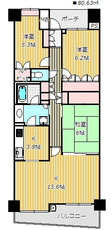 【間取り】 | パークハウスプレシア | ゆとりのある間取り