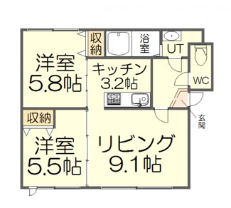 【間取り】 | はまなす | 使い勝手を重視した間取り