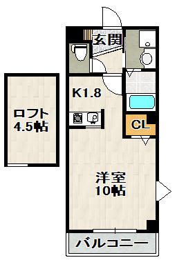 メゾンドグラースNの間取り