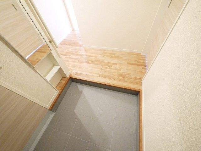 レーヴソレイユの玄関|きれいな玄関です