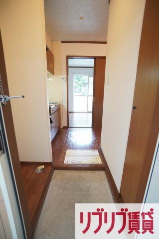 ハイムツインズＡの玄関