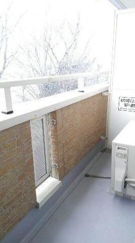 ソレイユ武蔵野のバルコニー