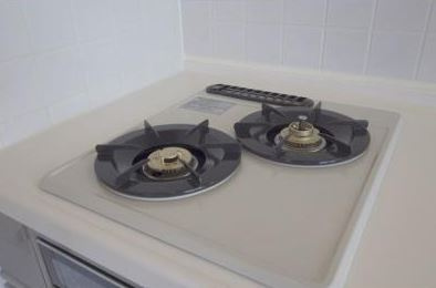 パークキューブ市ヶ谷の設備|２口ガスコンロ