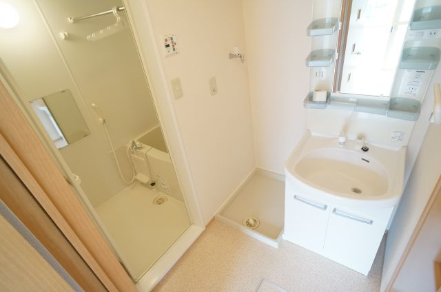 フィエルテ宝塚の洗面所