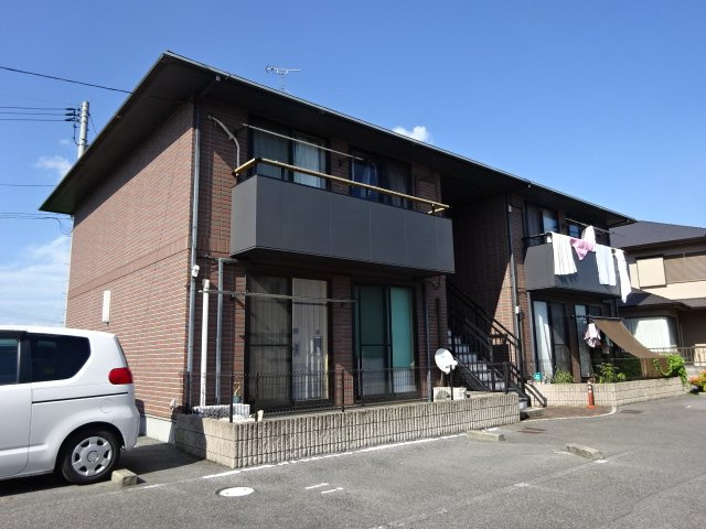 倉敷市大島のアパートの外観