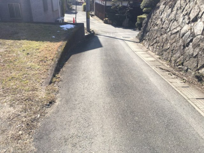 【前面道路含む現地写真】 | 黒井売り土地６０坪