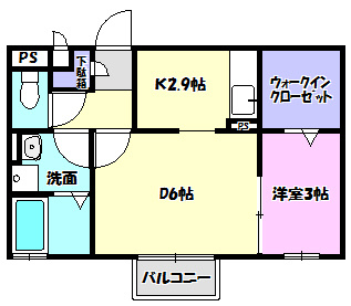 プレミールハイムの間取り