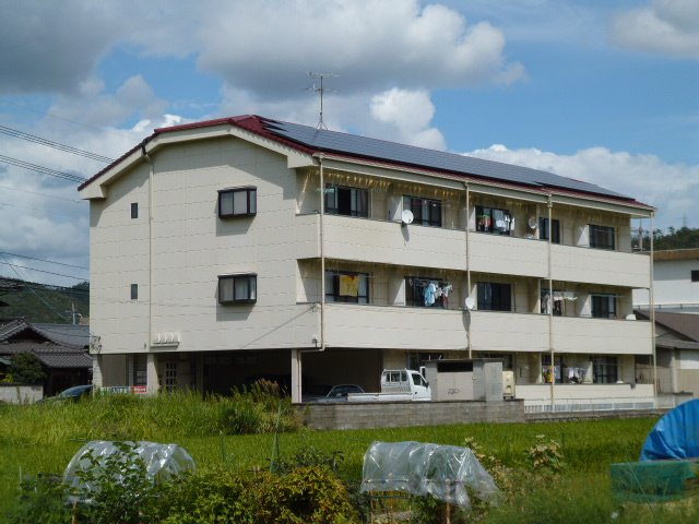 倉敷市生坂のアパートの外観