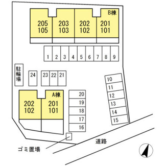 【区画図】 | アスクール　B棟