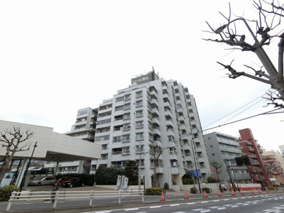 【外観】 | パールマンション馬込 | 東急大井町線「荏原町」駅徒歩9分、東急池上線・大井町線「旗の台」駅徒歩10分！