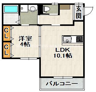 グランジュテ売布　Grandjeteの間取り