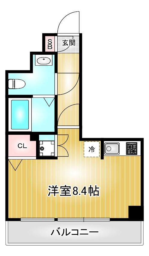 リベール名駅南|名古屋市の賃貸ならMy賃貸の間取り|リベール名駅南