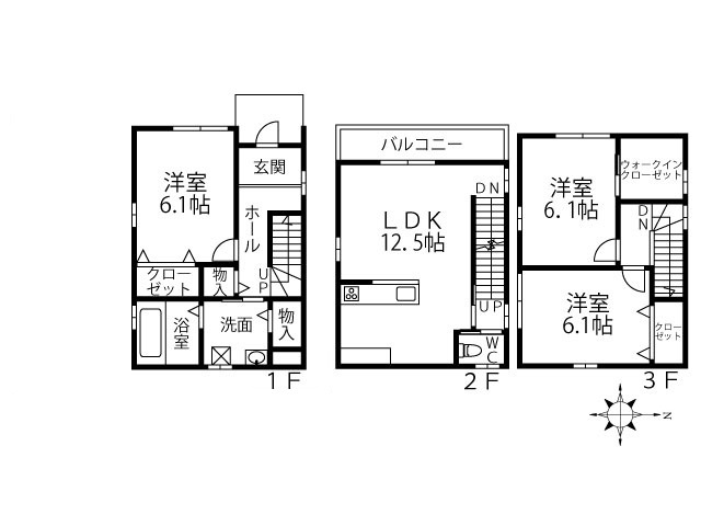 【間取り】 | フジパレス戸建賃貸西木の本