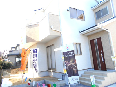 【外観】 | 白岡市　篠津　全2棟　2号棟　３９坪　らすと1棟 | 2380から2280から2180から2080から1780万円に価格変更。東南向き、駐車２台。庭付き。収納豊富。４ＳＬＤＫ。