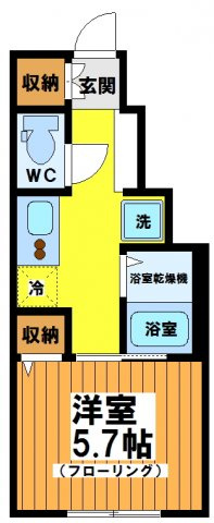 【間取り】 | 渋谷区本町ＹＫテラスハウス