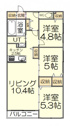 【間取り】 | 光が差し込む明るい室内です