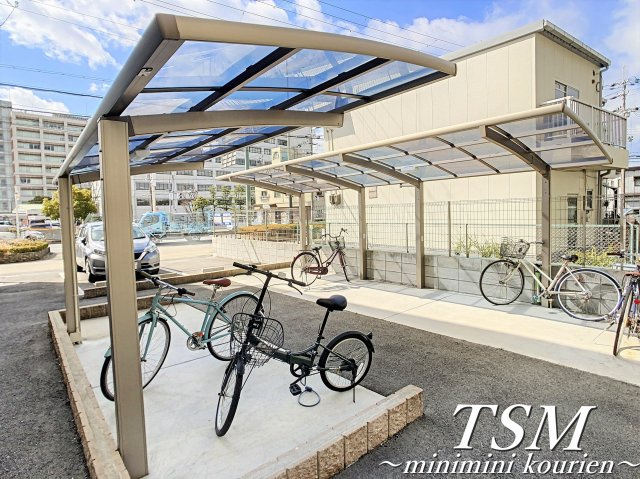 アンプルールフェール北町のその他共用部分|敷地内駐輪場