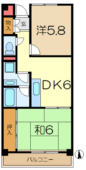 【間取り】 | ヨコオマンション