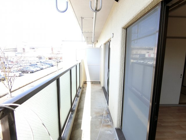 野浦ハイツのバルコニー