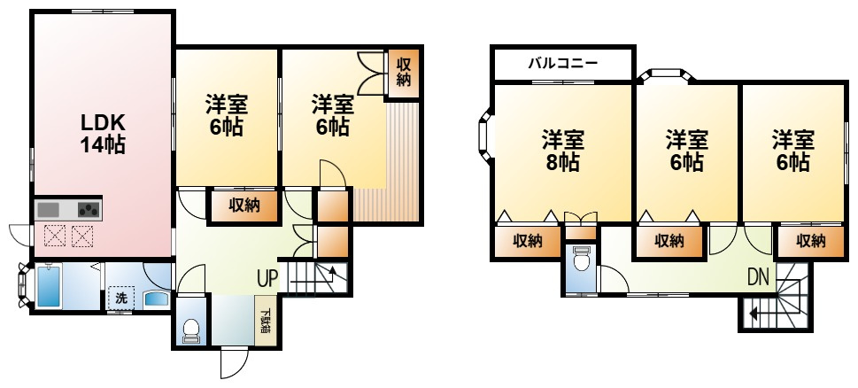 上永吉須永貸家の間取り