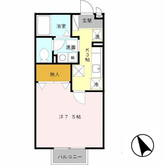 【間取り】 | メルベーユＦⅡ