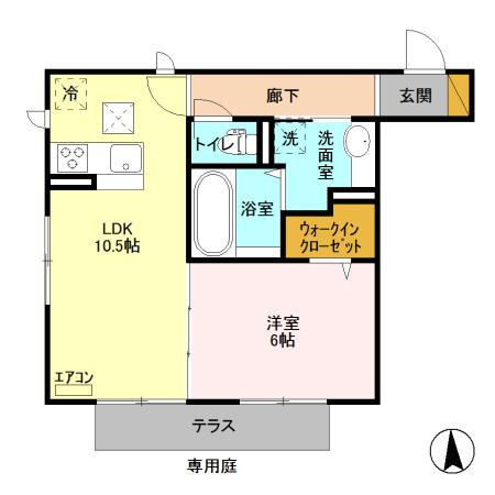  アイビーコートＴの間取り