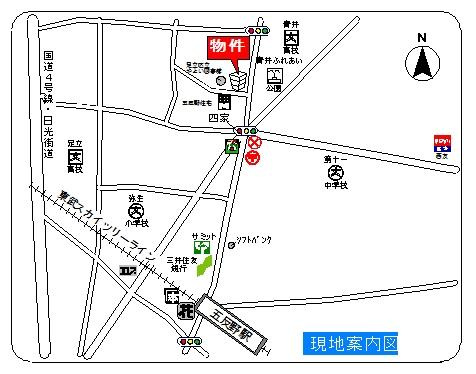 サイジョウビルの地図