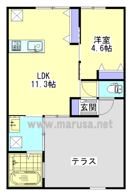 サンハートの間取り