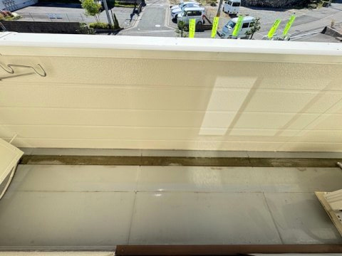 ペドラーム帝塚のバルコニー