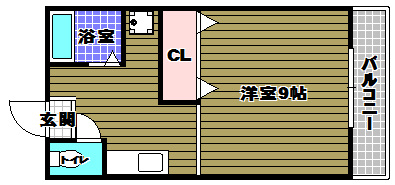 ペドラーム帝塚の間取り