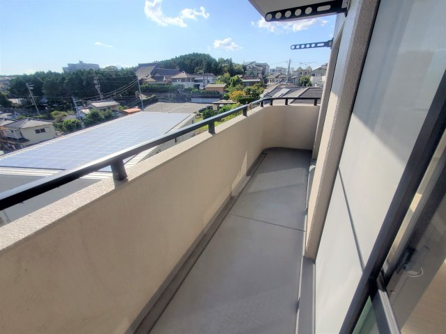 PeacH花の家のバルコニー