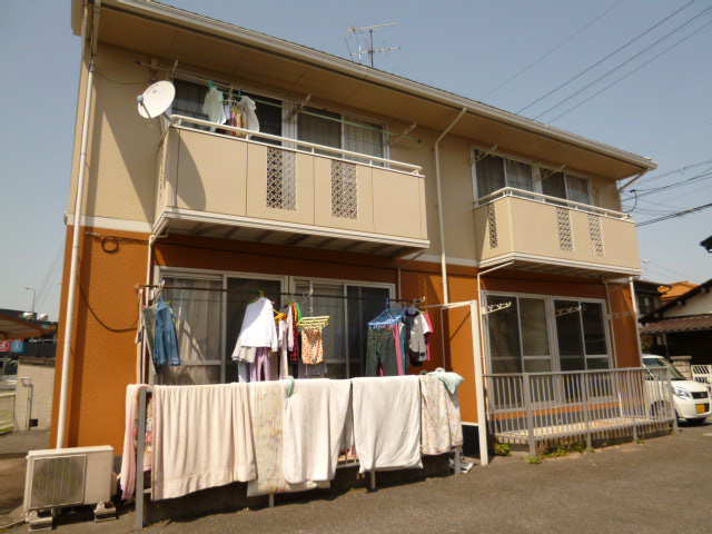 倉敷市中庄のアパートの外観