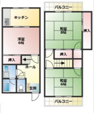 収納豊富な十日市西テラスハウスの画像