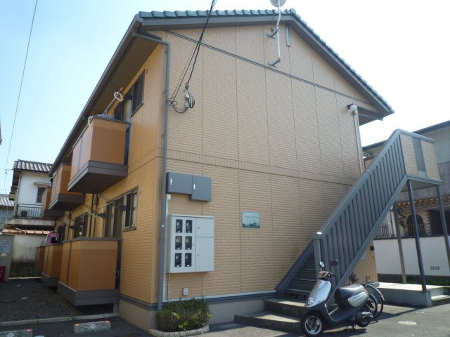 倉敷市羽島のアパートの外観