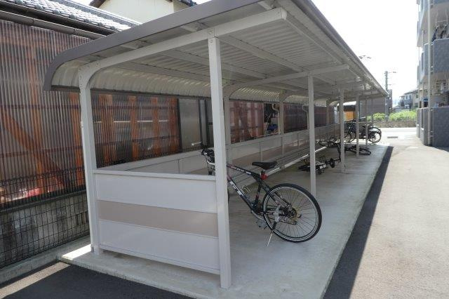 総社市駅南１丁目の賃貸マンションのその他共用部分|駐輪場