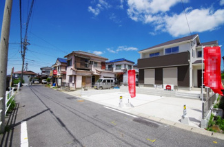 【前面道路含む現地写真】 | １号棟　前面道路含む現地（2018年05月）撮影