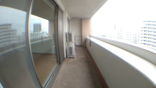 荒川区南千住３丁目の賃貸マンションのバルコニー