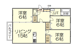 【間取り】 | ヴァンベール山の手