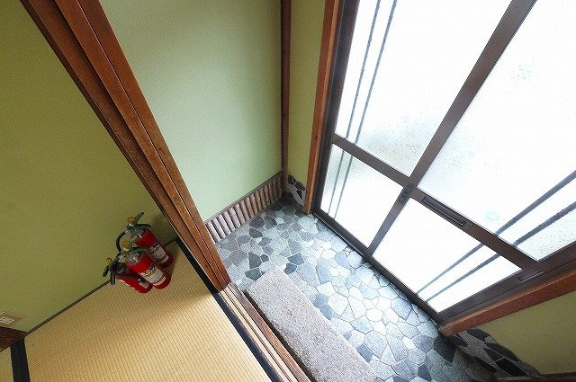 西笹鉾貸家の玄関|土間がしっかりあります。