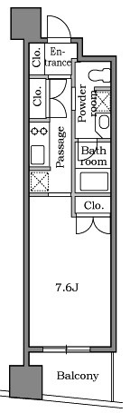 【間取り】 | レジディア恵比寿Ⅱ