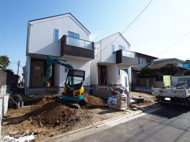 保土ヶ谷区新桜ケ丘1丁目全２棟　新築戸建の外観|1号棟外観です。