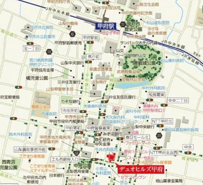 【周辺】 | デュオヒルズ甲府