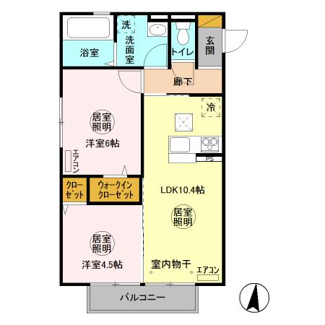 【間取り】 | エスパーダⅡ