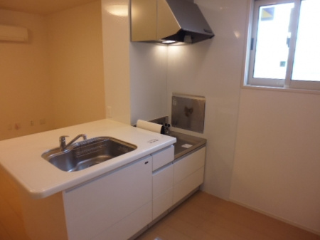 ローベルジュＢのキッチン|カウンターキッチン